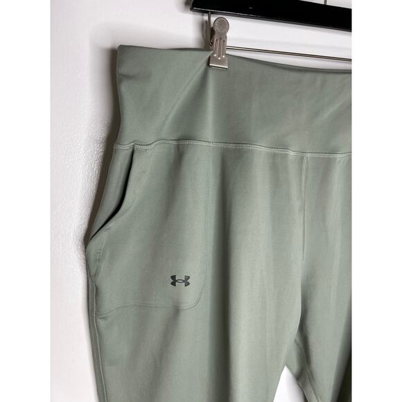 Under Armour Women's Motion Fitted Joggers Sage Green ~ Size 3X - Picture 2 of 5